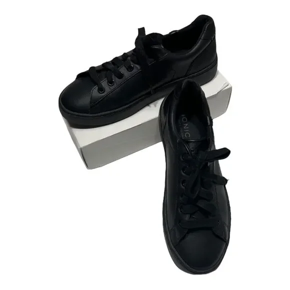 Vionic MABLE Pro Slip Resistant Leather Sneaker- Black Size 6.5 With Vio Grip - Picture 3 of 10